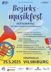 Plakat-Bezirksmusikfest